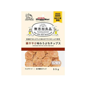 ドギーマン 無添加良品 鶏ササミ味わうぷちチップス プレーン 55g FCU9281-イメージ1