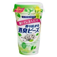 ユニ・チャームペットケア 猫トイレまくだけ 香り広がる消臭ビーズ さわやかなナチュラルガーデンの香り 450ml ｼﾖｳｼﾕｳﾋﾞ-ｽﾞｶﾞ-ﾃﾞﾝ450ML