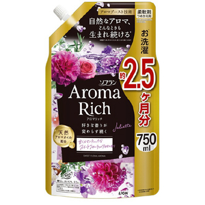ライオン ソフランアロマリッチ ジュリエット 詰替750ML ｿﾌﾗﾝｱﾛﾏﾘﾂﾁｼﾞﾕﾘｴﾂﾄｶｴ750ML-イメージ1