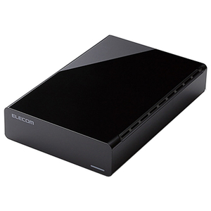 （新品•未使用品）エレコム　外付けHDD 4TB ELD-CED040UBK エレコム ELD-CED040UBK USB3．0対応外付けハードディスク(4TB