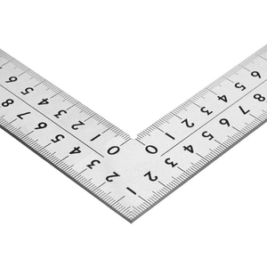 シンワ測定 曲尺中金普及型 ステン ６０×３０ｃｍ 表裏同目 ８段目盛 シンワ　曲尺中金普及型　ステン　60×30CM　表裏同目　8段目盛 63413-イメージ3