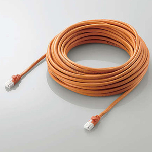 エレコム Cat6 LANケーブル(15．0m) オレンジ LD-GPT/DR15/RS-イメージ2