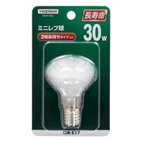 ヤザワ R45形・E17口金 ミニレフ球 フロスト 30W電球タイプ 1個入り R451730L