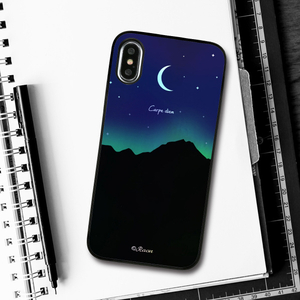 Dparks iPhone XS/X用Twinkle Case オーロラムーンライト グリーン DS10414I8-イメージ5