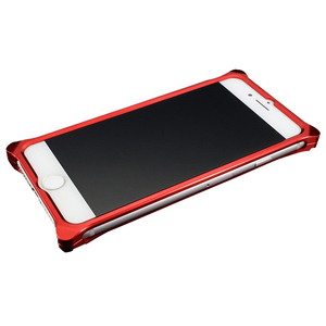 ギルドデザイン iPhone 8/7用アルミ製ソリッドバンパーケース レッド GI-402R-イメージ2