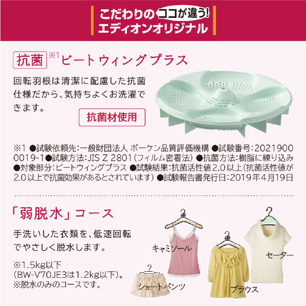 日立 10．0kg全自動洗濯機 e angle select ビートウォッシュ ホワイト BW-X100JE3 W BW ナイアガラ ビート洗浄 0kg