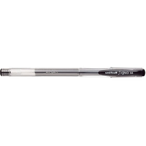三菱鉛筆 ユニボールシグノ スタンダード UM-100 黒 FCE393U-UM-100.24-イメージ1