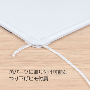 ナカバヤシ ホワイトボードマグネットタイプ 330×220mm FCE063N-WBP-M3322WH-イメージ3