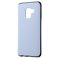 レイアウト Galaxy Feel2用TPUソフトケース 耐衝撃Light Carbon カーボンブルー RT-GAL2CP3/CA