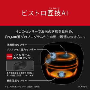 パナソニック 圧力IH炊飯ジャー(5．5合炊き) Bistro ライトグレージュ SR-X910D-H-イメージ12