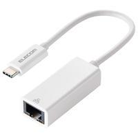エレコム 1Gbps USB Type-C 有線LANアダプター ホワイト EDC-GUC3V3-W