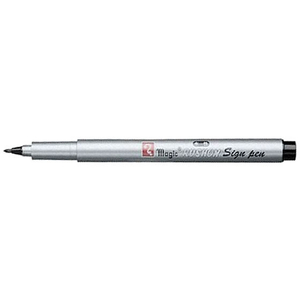 寺西化学工業 マジックラッションサインペン 黒 FCB6856-MRSS-T1-イメージ1
