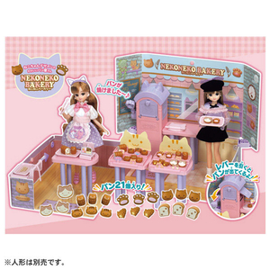 タカラトミー リカちゃん LF-13 ぽっぷなショップ ねこねこベーカリー LF13ﾎﾟﾂﾌﾟﾅｼﾖﾂﾌﾟﾈｺﾈｺﾍﾞ-ｶﾘ--イメージ2