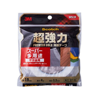 3M スコッチ 超強力両面テープスーパー多用途 19mm×4m 1巻 F855636-SPS-19