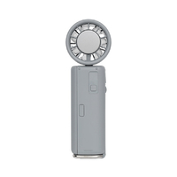 Life on Products ペルチェ冷却機能日傘ファン カラビナ付 スモーキーブルー LCAF037-SB