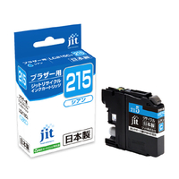 JIT ブラザー(brother) LC215C対応 ジットリサイクルインクカートリッジ シアン JIT-B215C