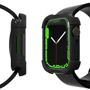 araree Apple Watch Series 7 45mm用FLEXIELD ソフトケース ブラック AR22415AW-イメージ2