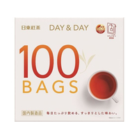 三井農林 紅茶ティーバッグ DAY&DAY 100バッグ入 1箱 F803713-10139