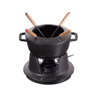 STAUB ストウブ フォンデュセット 16cm ブラック 40511-970 FC653LE-1896010