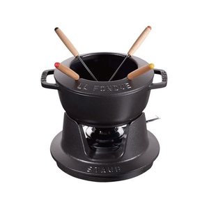 STAUB ストウブ フォンデュセット 16cm ブラック 40511-970 FC653LE-1896010-イメージ1