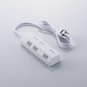 エレコム 個別スイッチ付き3口タップ(1m) ホワイト T-IS01-2310WH-イメージ8