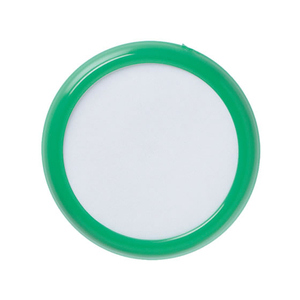 西敬 丸型名札スチロール 直径45mm ピン付き 緑 10個 FC26314-P-4G-イメージ1