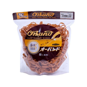 共和 輪ゴム オーバンド 透明袋 #180 アメ 500g FC825SZ-GGA-N-008-イメージ1