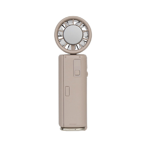 Life on Products ペルチェ冷却機能日傘ファン カラビナ付 ベージュ LCAF037-BG-イメージ1