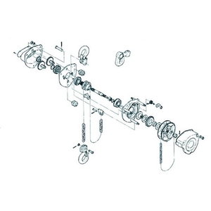 キトー CB005用部品 ツメグルマ FC560GL-2085012-イメージ1