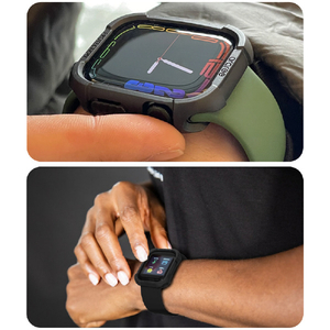 araree Apple Watch Series 7 41mm用FLEXIELD ソフトケース ブラック AR22416AW-イメージ12
