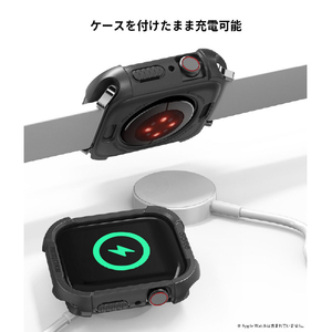 araree Apple Watch Series 7 41mm用FLEXIELD ソフトケース ブラック AR22416AW-イメージ16