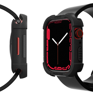 araree Apple Watch Series 7 41mm用FLEXIELD ソフトケース ブラック AR22416AW-イメージ2