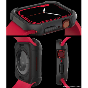 araree Apple Watch Series 7 41mm用FLEXIELD ソフトケース ブラック AR22416AW-イメージ7