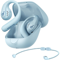 Anker 完全ワイヤレスイヤフォン Soundcore AeroFit Pro ミントブルー A3871N61