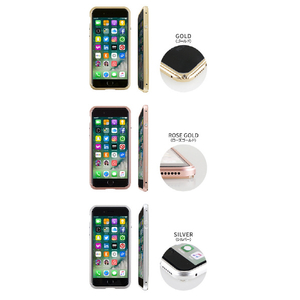 GAZE iPhone SE(第3世代)/SE(第2世代)/8/7用アルミニウムバンパー Razor Fit ブラック GZ9416I7-イメージ7