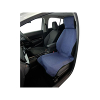 錦産業 シートカバー 防水デニム 前席1枚 ネイビー FCT9342-BO2852