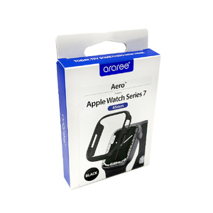 araree Apple Watch Series 7 45mm用AERO ハードケース ブラック AR22417AW-イメージ3