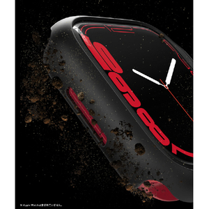 araree Apple Watch Series 7 45mm用AERO ハードケース ブラック AR22417AW-イメージ7