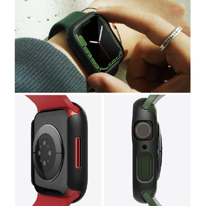 araree Apple Watch Series 7 45mm用AERO ハードケース ブラック AR22417AW-イメージ9