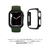 araree Apple Watch Series 7 45mm用AERO ハードケース ブラック AR22417AW-イメージ5