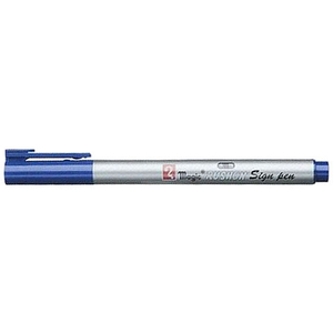 寺西化学工業 マジックラッションサインペン 青 FCB6858-MRSS-T3-イメージ1