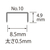 プラス ホッチキス 針 NO.10 5000本入 SS-010M FCC5055-30120/SS-010M-イメージ4