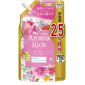 ライオン ソフランアロマリッチ レイラ 詰替 750ML ｿﾌﾗﾝｱﾛﾏﾘﾂﾁﾚｲﾗｶｴ750ML-イメージ1