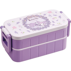 スケーター 抗菌タイトランチボックス2段 クロミ フラワーリース 600ml FC511PS-YZW3AG-イメージ1
