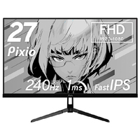 Pixio 27型ゲーミング液晶ディスプレイ ブラック PX279WAVE-PW