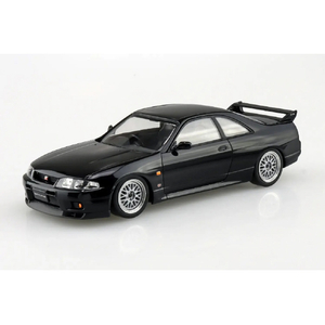 アオシマ 1/32 ニッサン R33スカイラインGT-R カスタムホイール(ブラック) Aﾗｸﾌﾟﾗ21CUBKR33GTRﾌﾞﾗﾂｸ-イメージ2