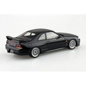 アオシマ 1/32 ニッサン R33スカイラインGT-R カスタムホイール(ブラック) Aﾗｸﾌﾟﾗ21CUBKR33GTRﾌﾞﾗﾂｸ-イメージ3
