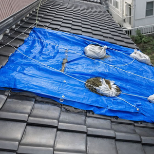 ユニス ブルーシート 厚手 5.4m×7.2m FCK411B-UNIS-BS-5472-イメージ6