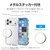 エレコム iPhone 17 ProMax用Grippy ハイブリッドケース オールクリア メタルステッカー付 クリア PM-A25DGRPACR-イメージ6