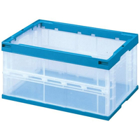 江部松商事 EBM/セキスイ 折りたたみ式 コンテナー 透明 OC-30L-CB FC382LW-7766600